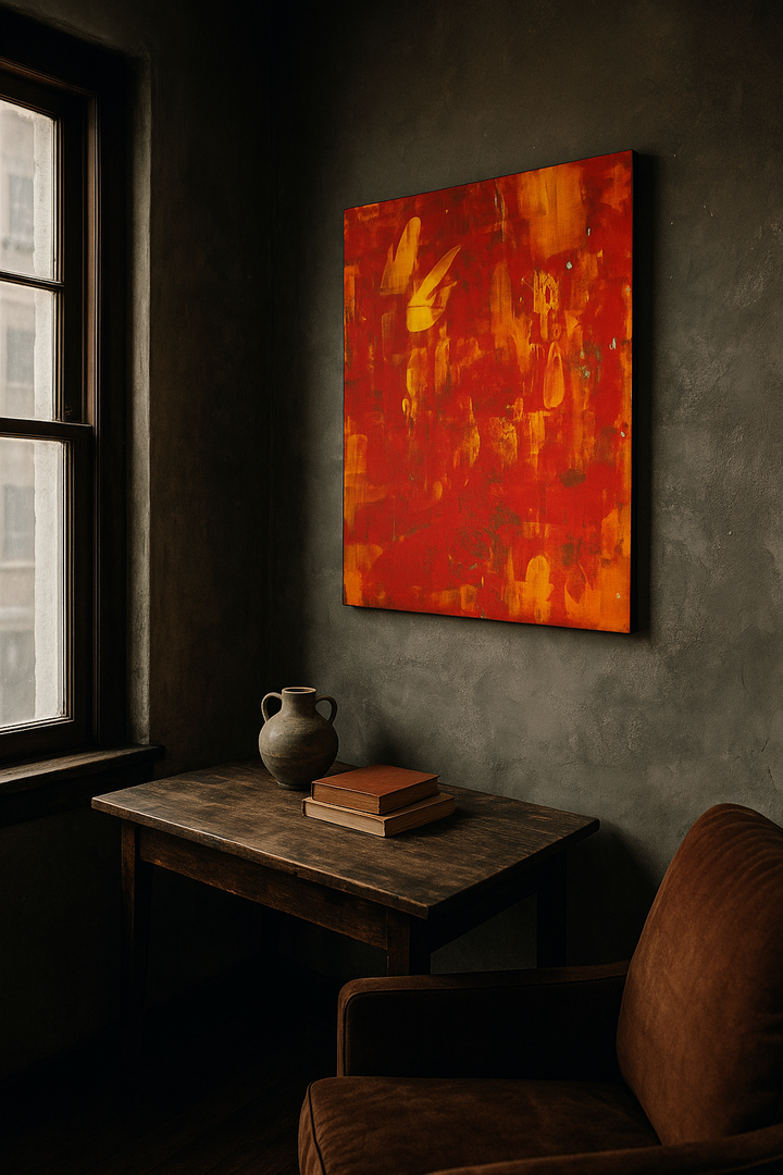 Amber Ritual – Original Canvas Artwork-Casa Dolce
