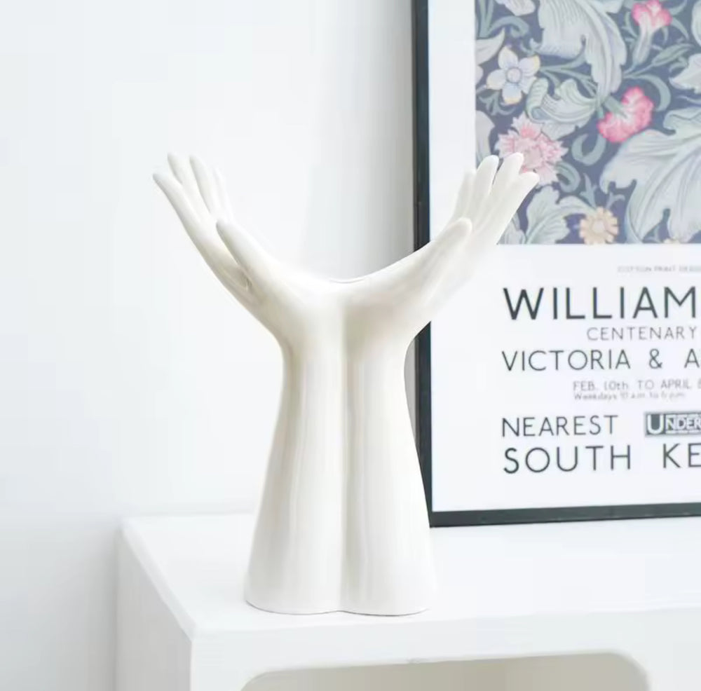 Hand Shape Vase Hand Arm Palm Bouquet-Casa Dolce