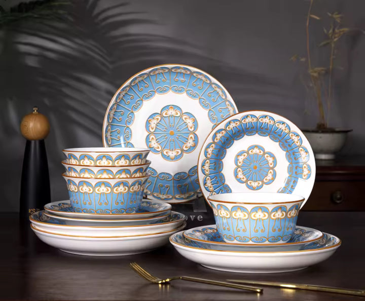 12 Pieces Porcelain Dinnerware Set-Casa Dolce