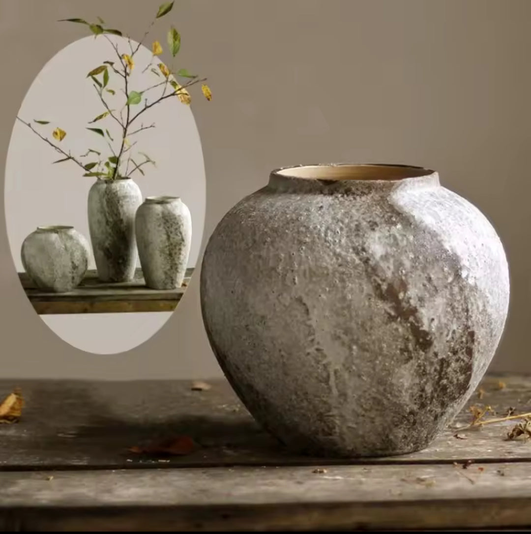 Vintage Tall Floor Vase Farmhouse Decor-Casa Dolce
