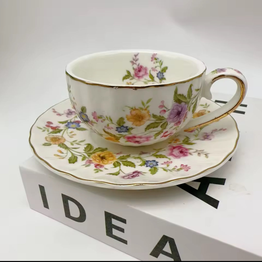 European style floral afternoon tea-Casa Dolce