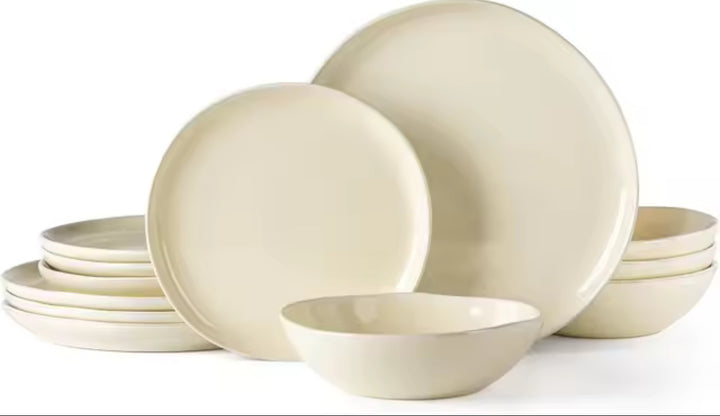 Ceramic Dinnerware Sets,Handmade Reactive Glaze Plates and Bowls Sets-Casa Dolce