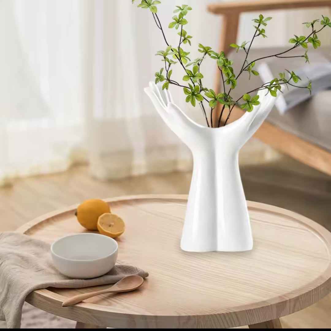Hand Shape Vase Hand Arm Palm Bouquet-Casa Dolce