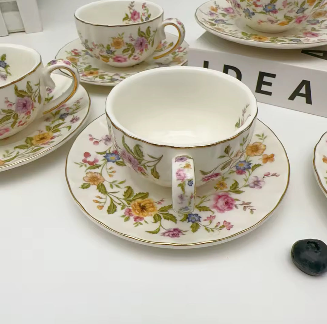 European style floral afternoon tea-Casa Dolce