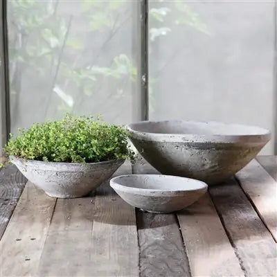 Rustic Terra Cotta Bowl - Med - Whitestone-Casa Dolce