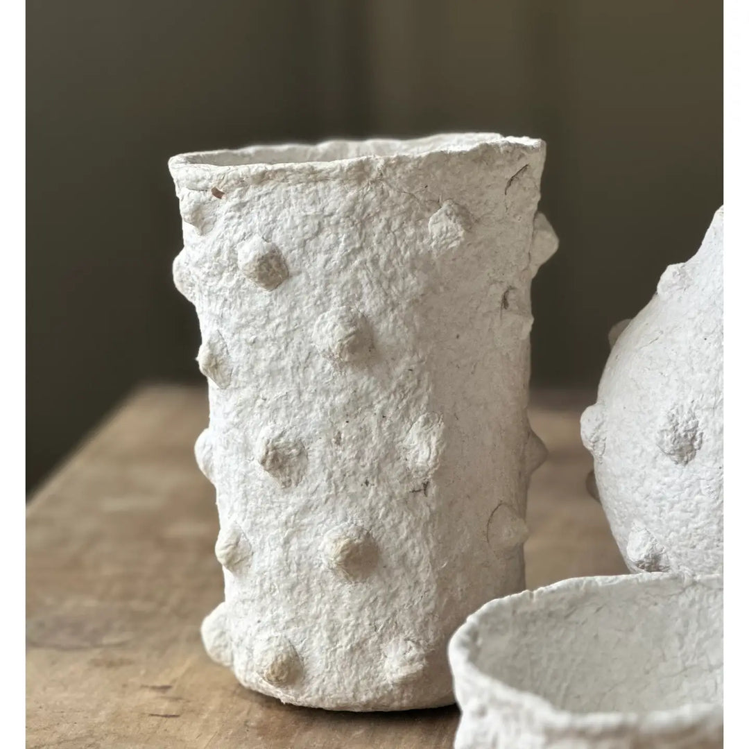 Cotton Mache Decorative Pot-Casa Dolce