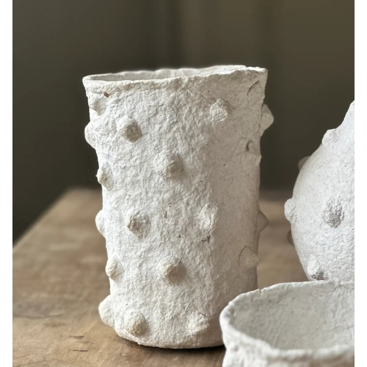 Cotton Mache Decorative Pot-Casa Dolce