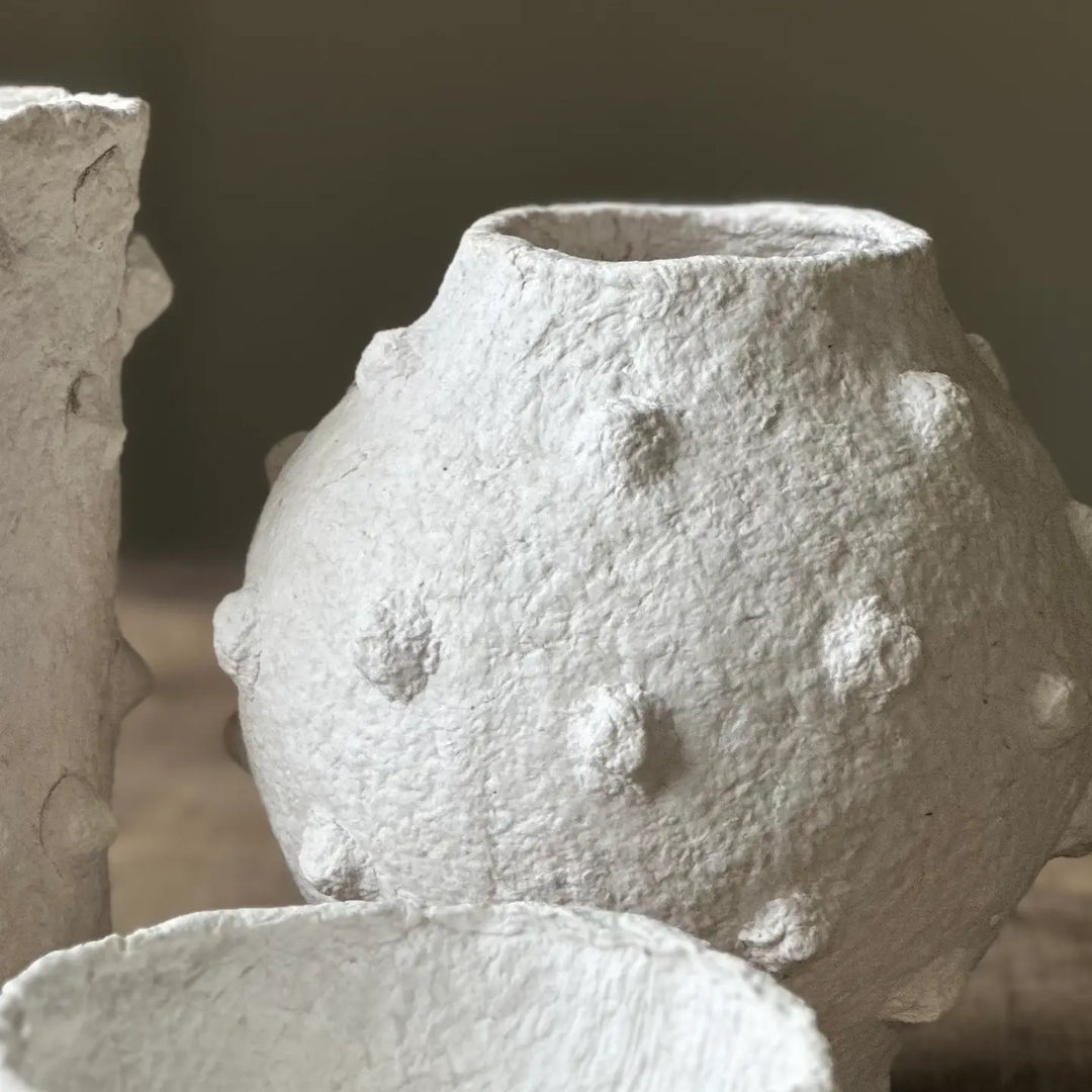 Cotton Mache Decorative Pot-Casa Dolce