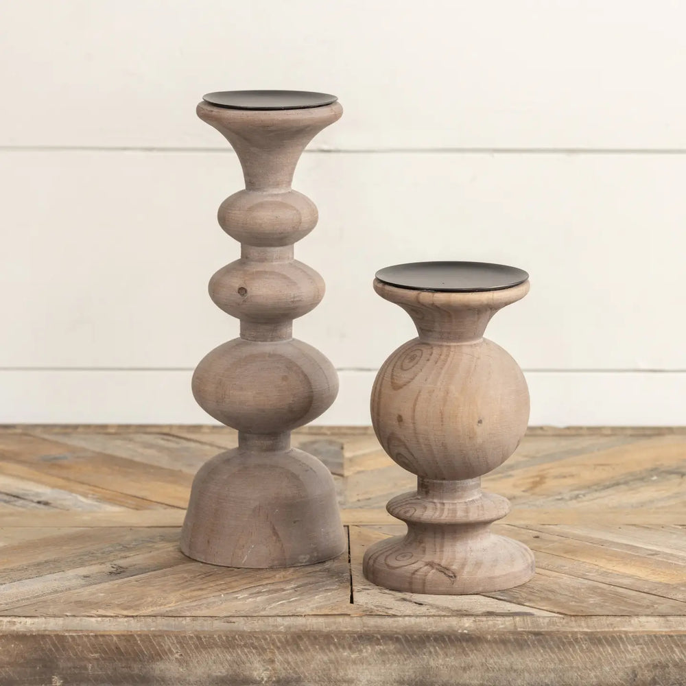 7.75" Serenity Pillar Candle Holder-Casa Dolce