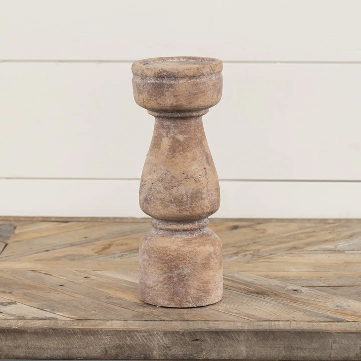 11.25" Terracotta Pillar Candle Holder-Casa Dolce