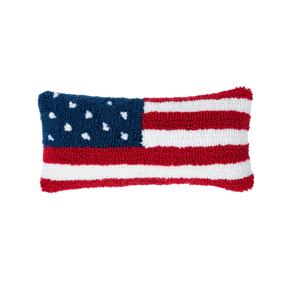 Patriotic American Flag 4th of July Throw Pillow-Casa Dolce