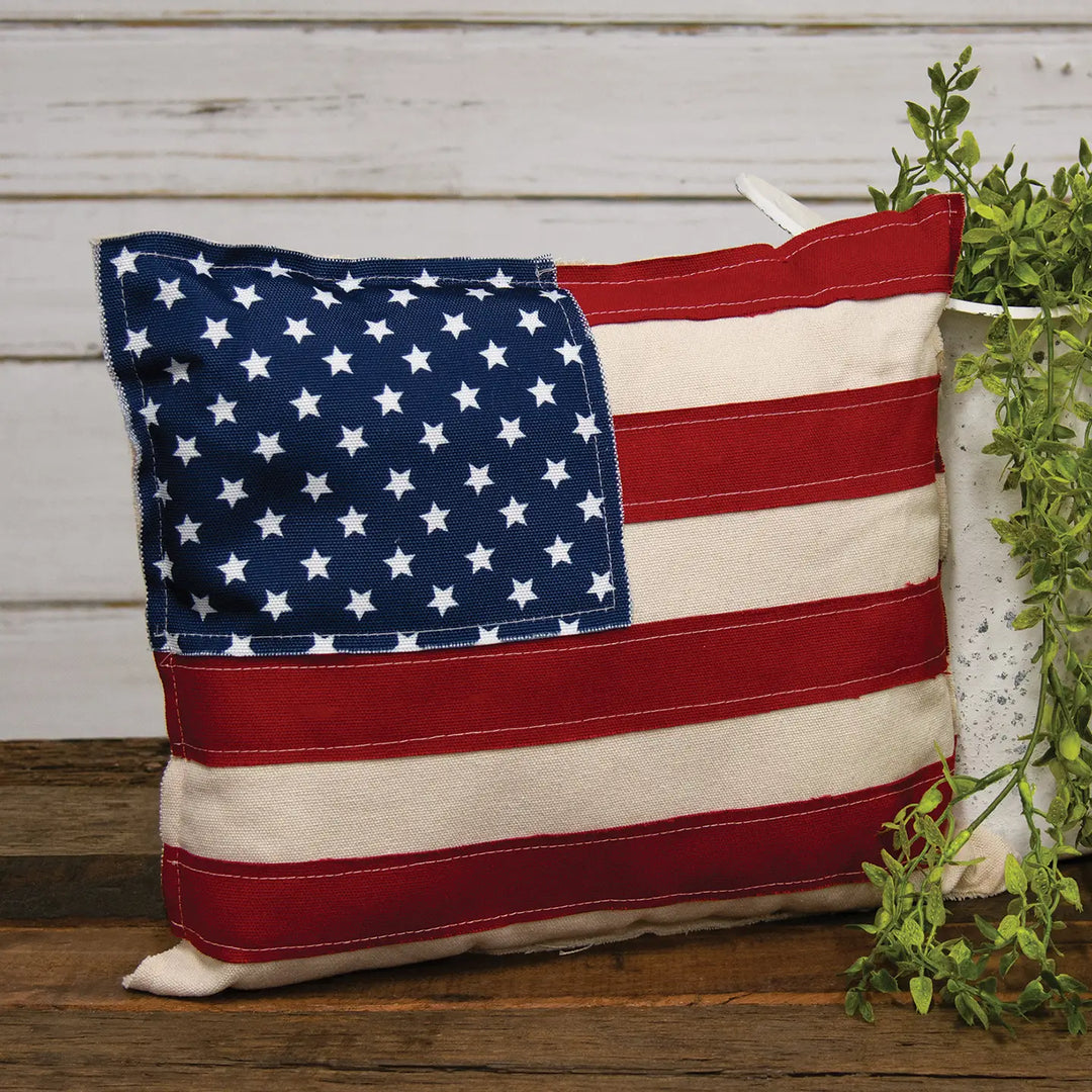 Patriotic Flag Fabric Pillow-Casa Dolce