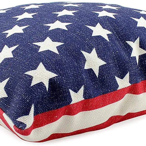 Design American Flag Pillow Covers, Set of 3-Casa Dolce