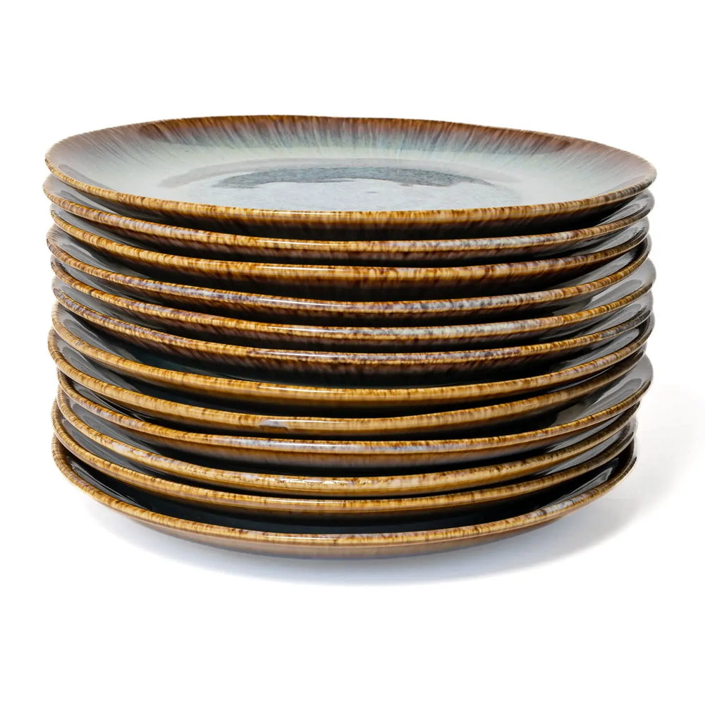 Set of 12 Plates - Alegria Blue-Casa Dolce