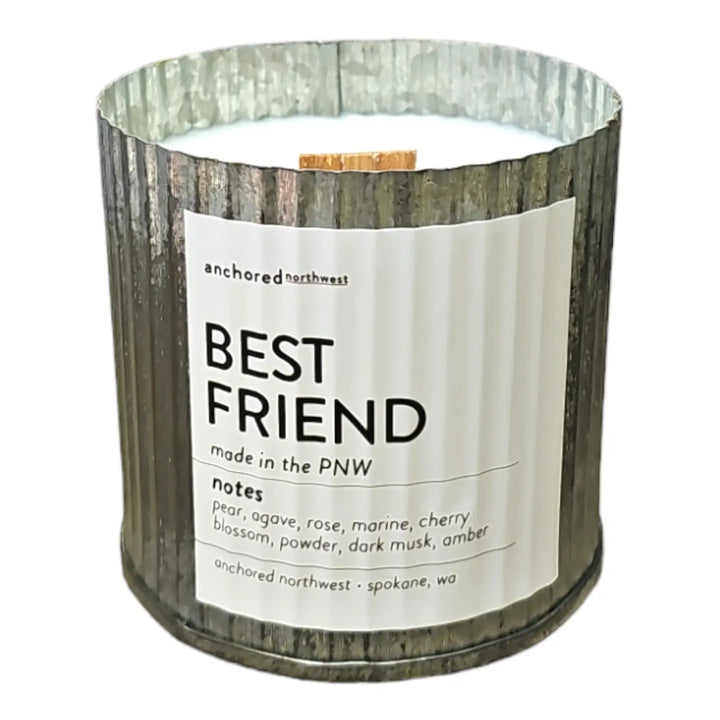 Best Friend Rustic Vintage Farmhouse Wood Wick Candle-Casa Dolce