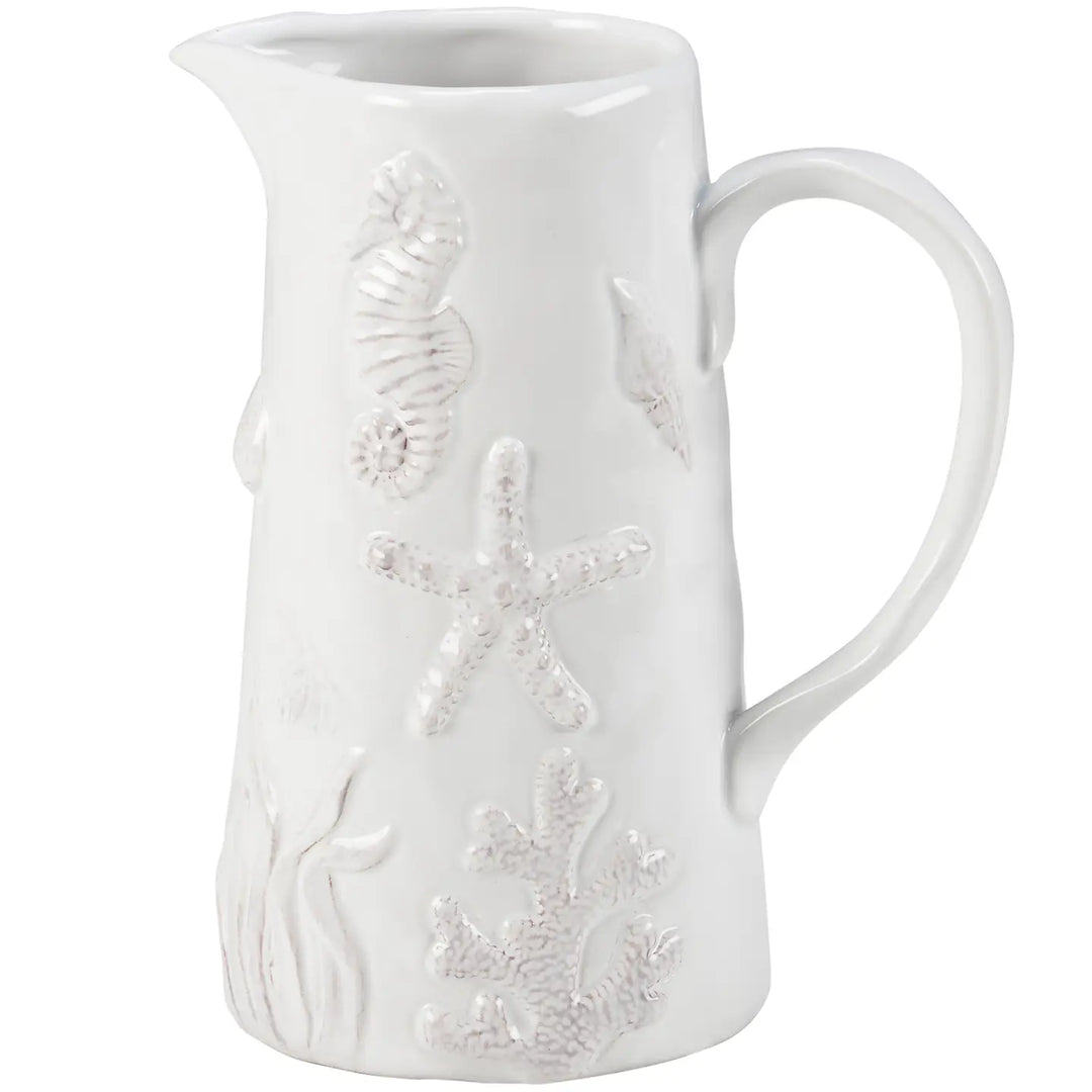 Embossed Beach Pitcher-Casa Dolce
