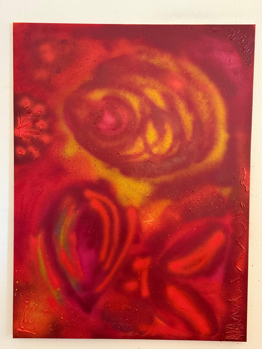 Solar Bloom – Contemporary Abstract Canvas-Casa Dolce
