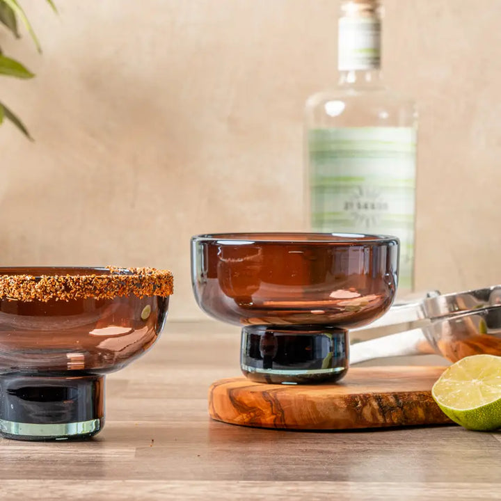 Margarita / Mezcal Tasting Glasses - Tamarind (Set of 6)-Casa Dolce