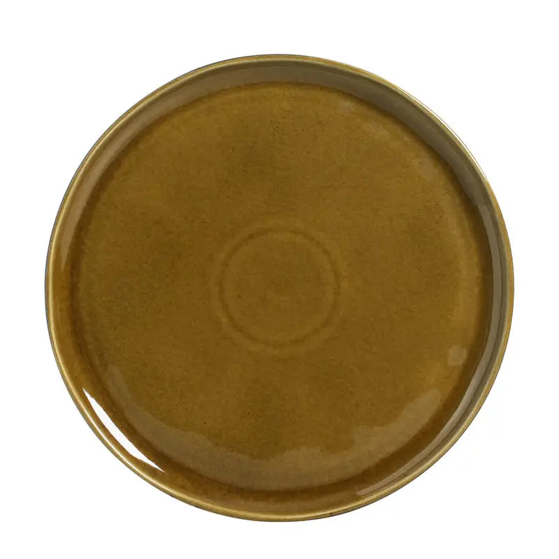 Bio Stoneware Amber Dinner Plate, 10.8"-Casa Dolce