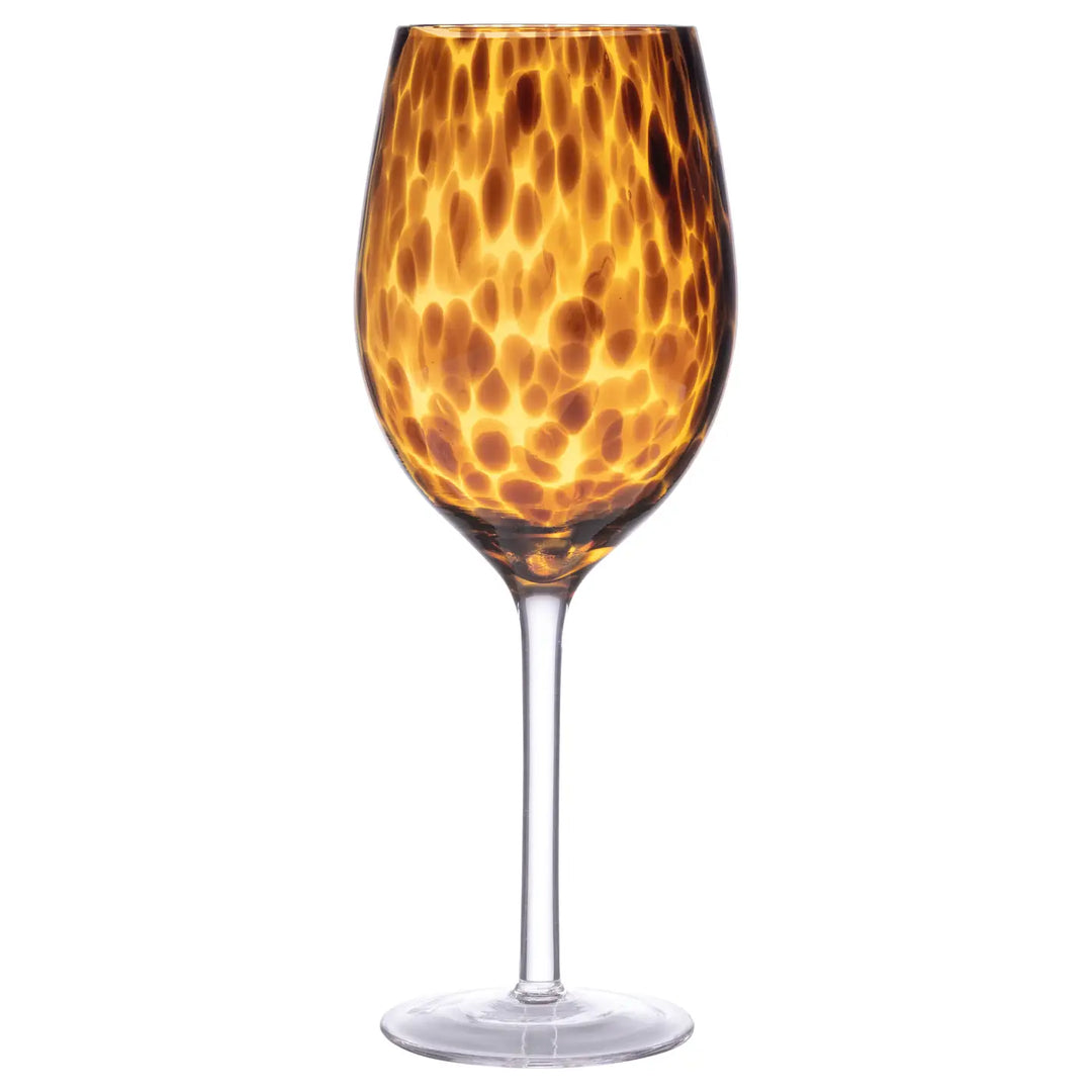 Wine Tortoiseshell Glasses, Set of 4-Casa Dolce